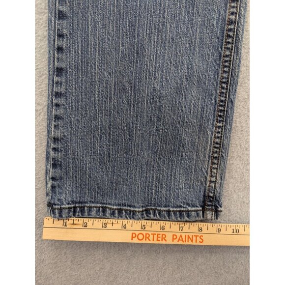 Cody James Jeans Mens 34x32 Blue Bootcut Western Stretch Denim Distressed Faded - Picture 8 of 16